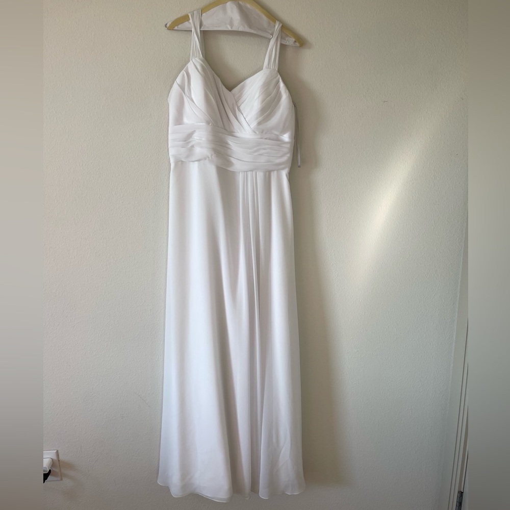 Stanley Korshak Long white maxi dress